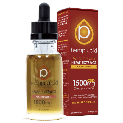 New Hemplucid Tinctures CBD Water Soluable